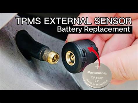 How to Replace TPMS Battery of External Sensors | TPMS Battery ...