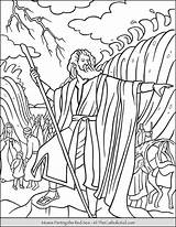 Bible Coloring Pages Moses sketch template