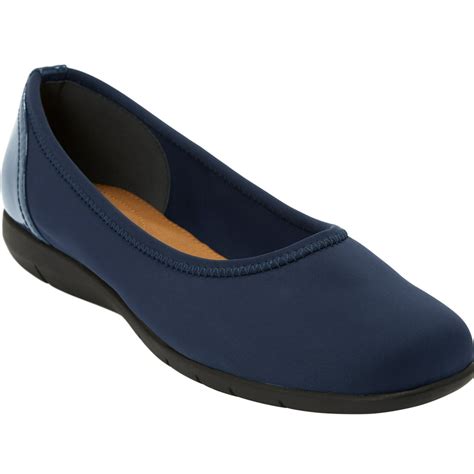 Comfortview - Comfortview Women's Wide Width The Lyra Flat Shoes - Walmart.com - Walmart.com