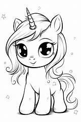 Little Ponies Coloring Pages sketch template
