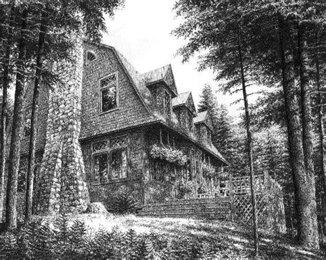 Pen and Ink Drawings of David R.C. Oster | Adirondack Boys