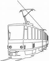 Tram On A Bridge Coloring Page  Kids Home sketch template