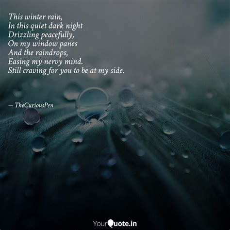 This winter rain, In this... | Quotes & Writings by PanKaj Joshi ...