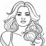 Top Model Fashionista Coloring Page 56393 44611 sketch template