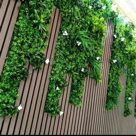 Artificial Grass Wall Decorating Ideas| Green Grass Designs For Wall| living Room Wall Garden ...