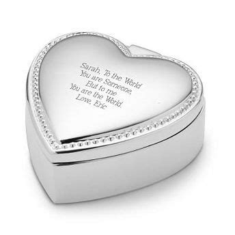 Silver Heart Jewelry Box at Things Remembered | Silver heart jewelry, Heart jewelry, Silver heart