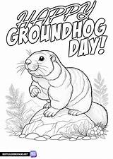 Groundhog Day coloring Pages  Bestcoloringpagesnet sketch template