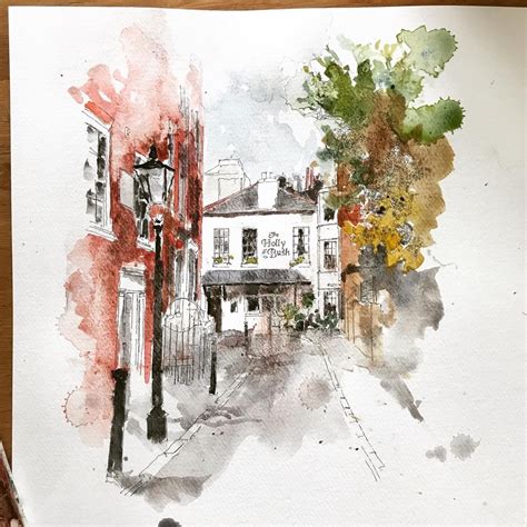 This Architect Creates Incredible Watercolours Of London's Buildings ...