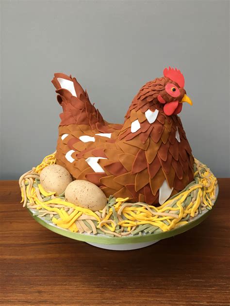 A nesting chicken cake | Chicken cake, Dirt cake, Crazy cakes