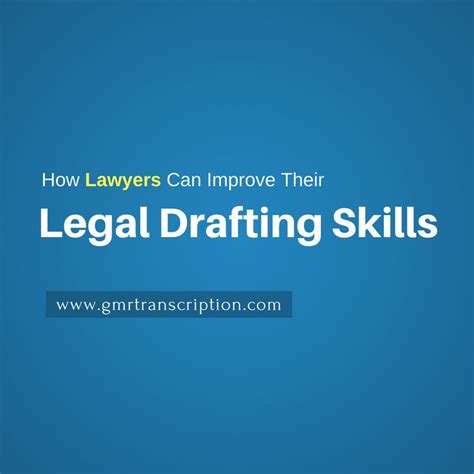 a blue background with the words legal drafting skills written in white on top of it