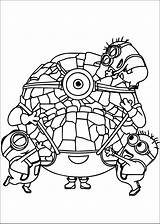 Despicable Me Minion Coloring Pages 2025 sketch template