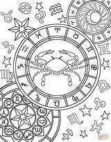 Zodiac Coloring Pages Free sketch template