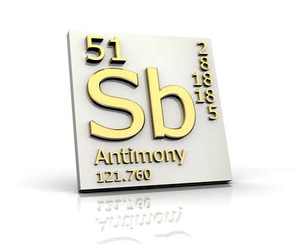 Antimony, Chemical Element - reaction, water, uses, elements, metal ...