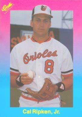 1989 Classic Cal Ripken #56 Baseball Card Value Price Guide