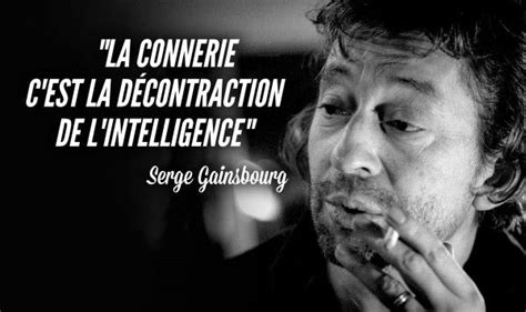 "Citation de Serge Gainsbourg."