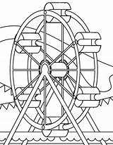 Amusement Park Coloring Pages sketch template