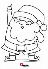 Holly Jolly Christmas Santa Coloring Page  BubaKidscom sketch template