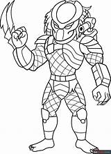 Predator Coloring Page  Easy Drawing Guides sketch template