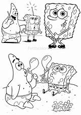 Sponge Bob coloring Pages For Kids  SpongeBob Coloring sketch template
