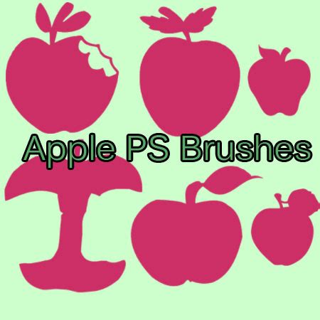 Photoshop Wonderland: Apple Brushes