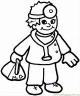 Doctor Coloring Pages For Kids  Home sketch template