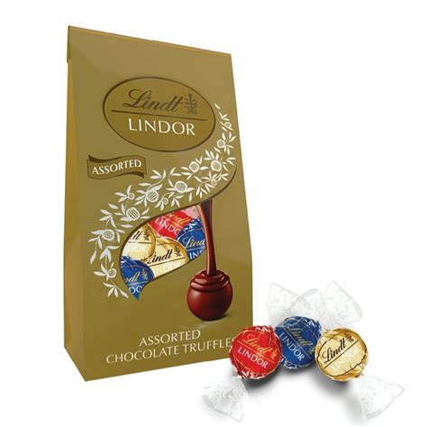 Lindt Lindor Assorted Chocolate Candy Truffles, 5.1 oz. Bag - Walmart.com - Walmart.com