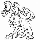 11 Free Monster Coloring Pages For Kids  Drawing By sketch template