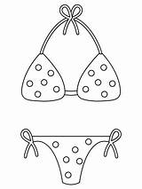 Badeanzug Swimsuits Badpak Kleurplaat Swimming Swim Swimwear Ausmalbild  sketch template
