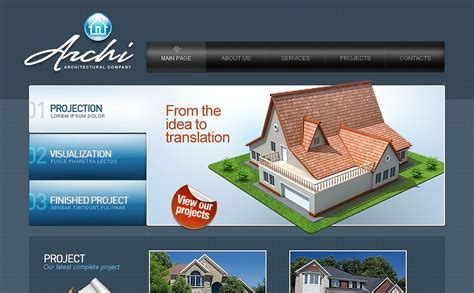 Architecture Website Template #21788