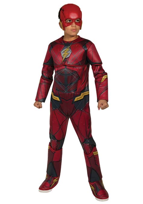 Justice League Deluxe Flash Costume for Boys