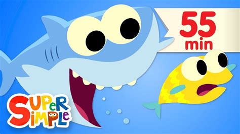 Baby Shark | + More Kids Songs | Super Simple Songs | Shark song for ...