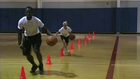 Basic Cone Dribbling Drill for Youth Basketball – Coaching Tips - YouTube