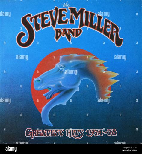 Steve Miller Band - Greatest Hits 1974 - 78 - Vintage vinyl album cover Stock Photo - Alamy