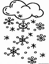 Snowing Coloring Pages sketch template