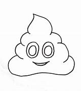 Coloring Pages Of Poop Emoji  Vrogueco sketch template