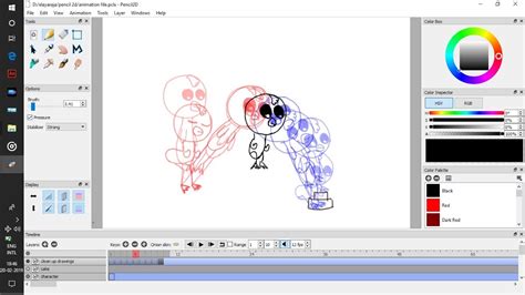 Pencil 2d animation tutorial | part 1 - YouTube