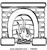 Christmas Fireplace Coloring Pages sketch template