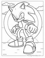 Sonic Coloring Book Pages sketch template