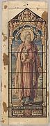 Designed and drawn by D. Maitland Armstrong | The Virgin Mary (or a Female Saint) at Prayer ...