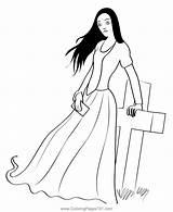 Vampire To Color Vampires Page Pages Coloring sketch template