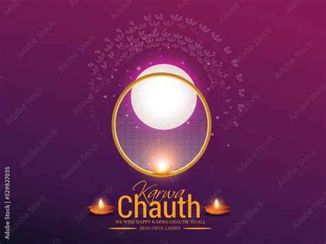 Karwa Cahuth, Karva Chauth looking moon through sieve, Indian woman ...