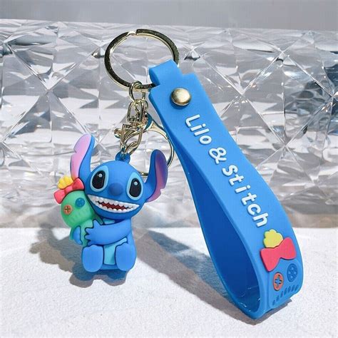 2023 Disney Cartoon Lilo Stitch Pendant Keyring New Free Shipping ...