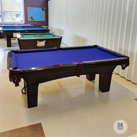 Finished refelting this 7 foot ABC pool table at the Boy's and Girl's Club in Aliso Viejo ...