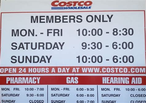 Costco Hours of operation today -What time does Costco close/open?