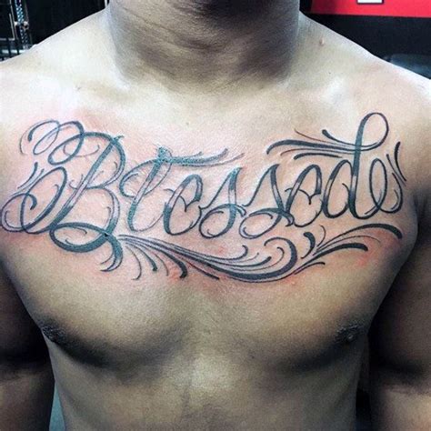 Top more than 60 blessed tattoo on chest best - in.cdgdbentre