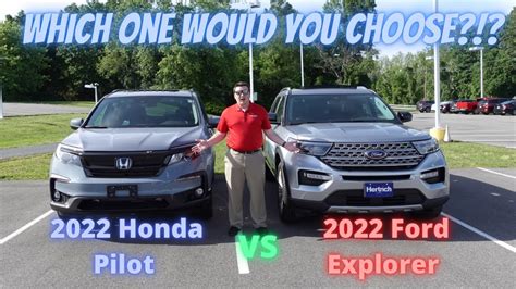 2022 Honda Pilot vs 2022 Ford Explorer - YouTube