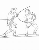 Fencing coloring book To Print And Online sketch template