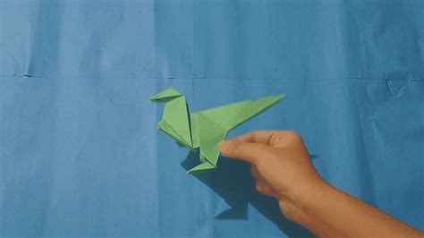 Origami Instructions Dinosaur