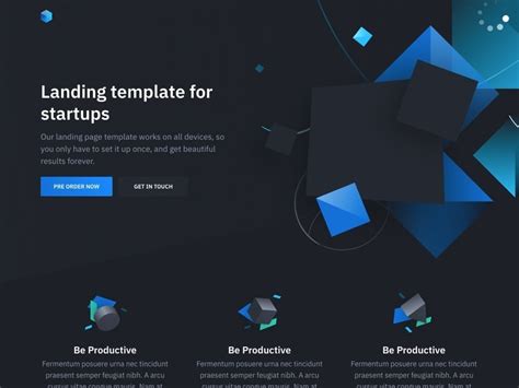 40 Free HTML landing page templates