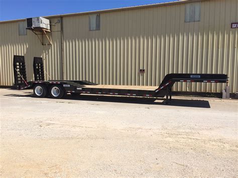 HOLDEN HDD35 Ton Double Drop Lowboy Trailer With Hydraulic Assist Loading Ramps | Loading ramps ...